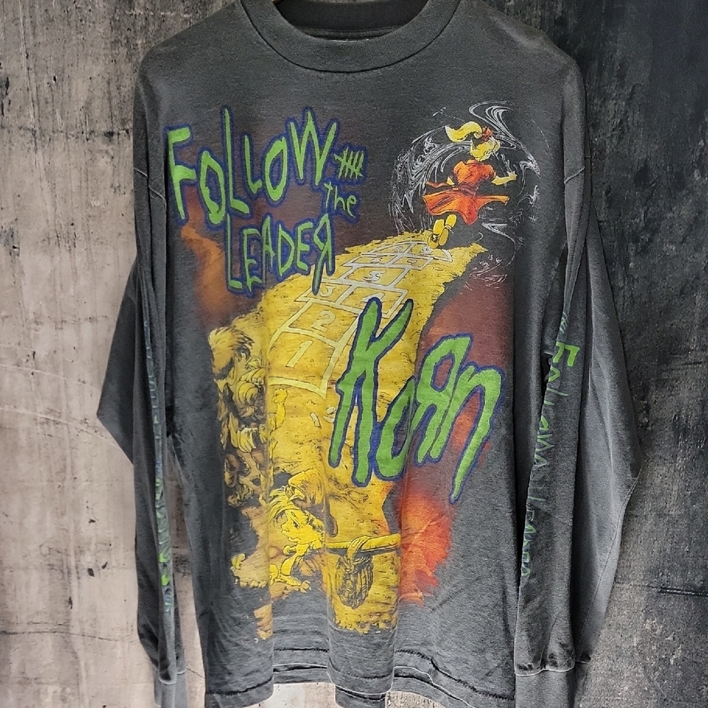 Korn Follow the Leader Graphic Long Sleeve Shirt Reprint
